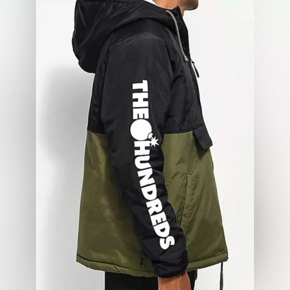 The Hundreds Dell 2 Water Resistant Anorak Jacket size Large - Picture 3 of 12